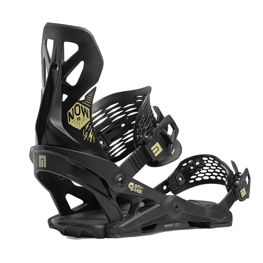Fijaciones Snowboard NOW BRIGADE 2024 - Black