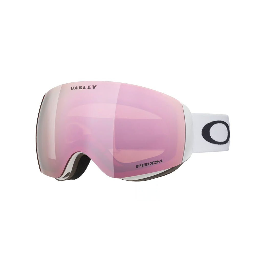 Mascara Snowboard OAKLEY Flight Deck M Matte White w/ PRIZM Rose Gold GBL