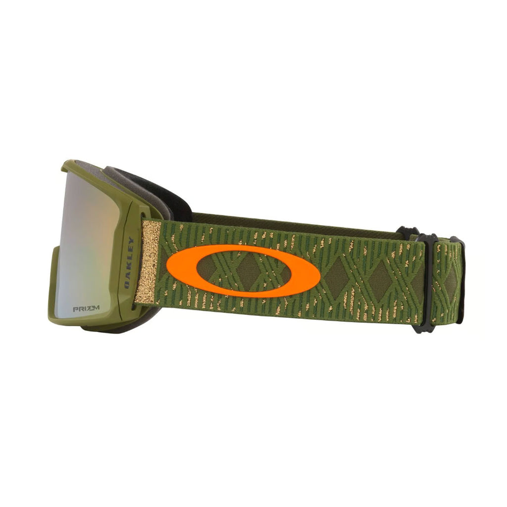 Mascara Snowboard OAKLEY LINE MINER L Sammy Carlson w/ PRIZM Sage Gold GBL