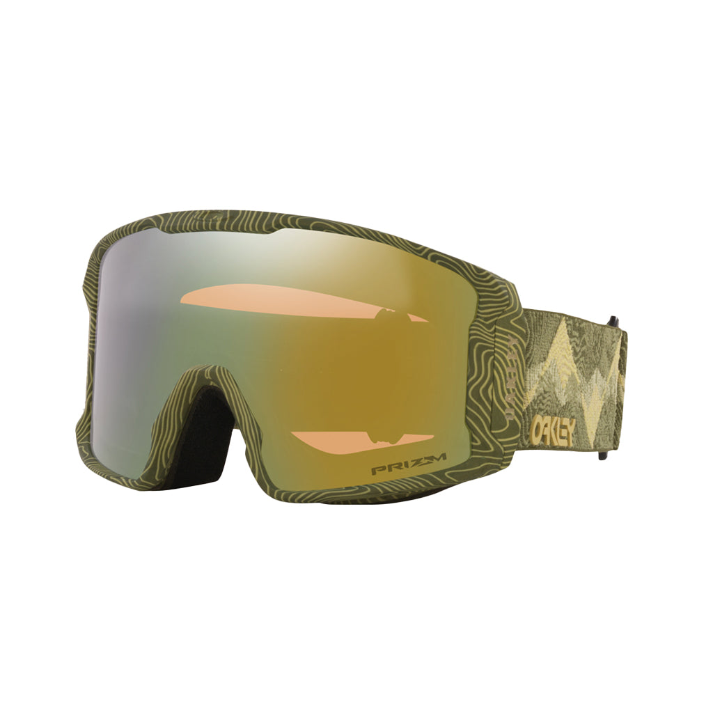 Mascara Snowboard OAKLEY Line Miner L Sage w/ PRIZM Sage Gold Irid GBL