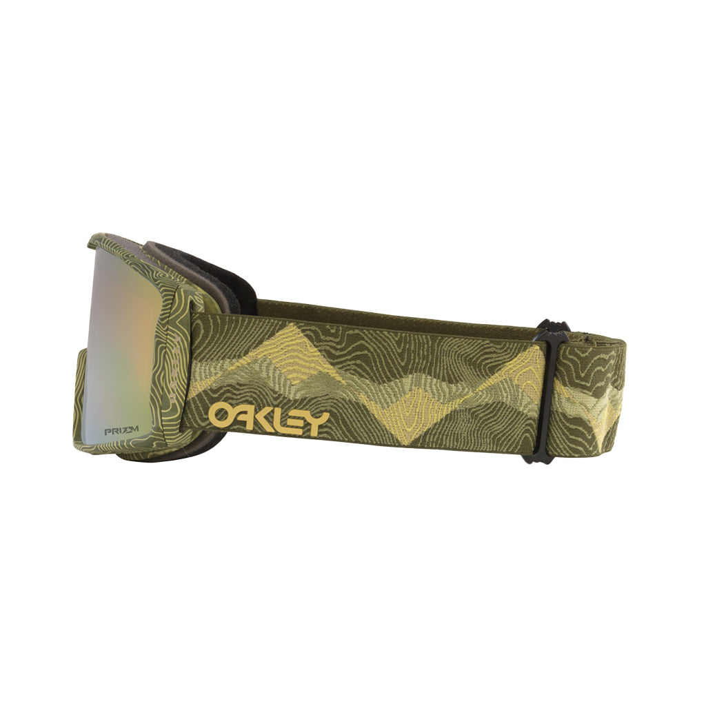 Mascara Snowboard OAKLEY Line Miner L Sage w/ PRIZM Sage Gold Irid GBL