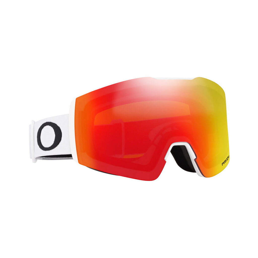 Mascara Snowboard OAKLEY Fall Line L Matte White w/Prizm Torch GBL