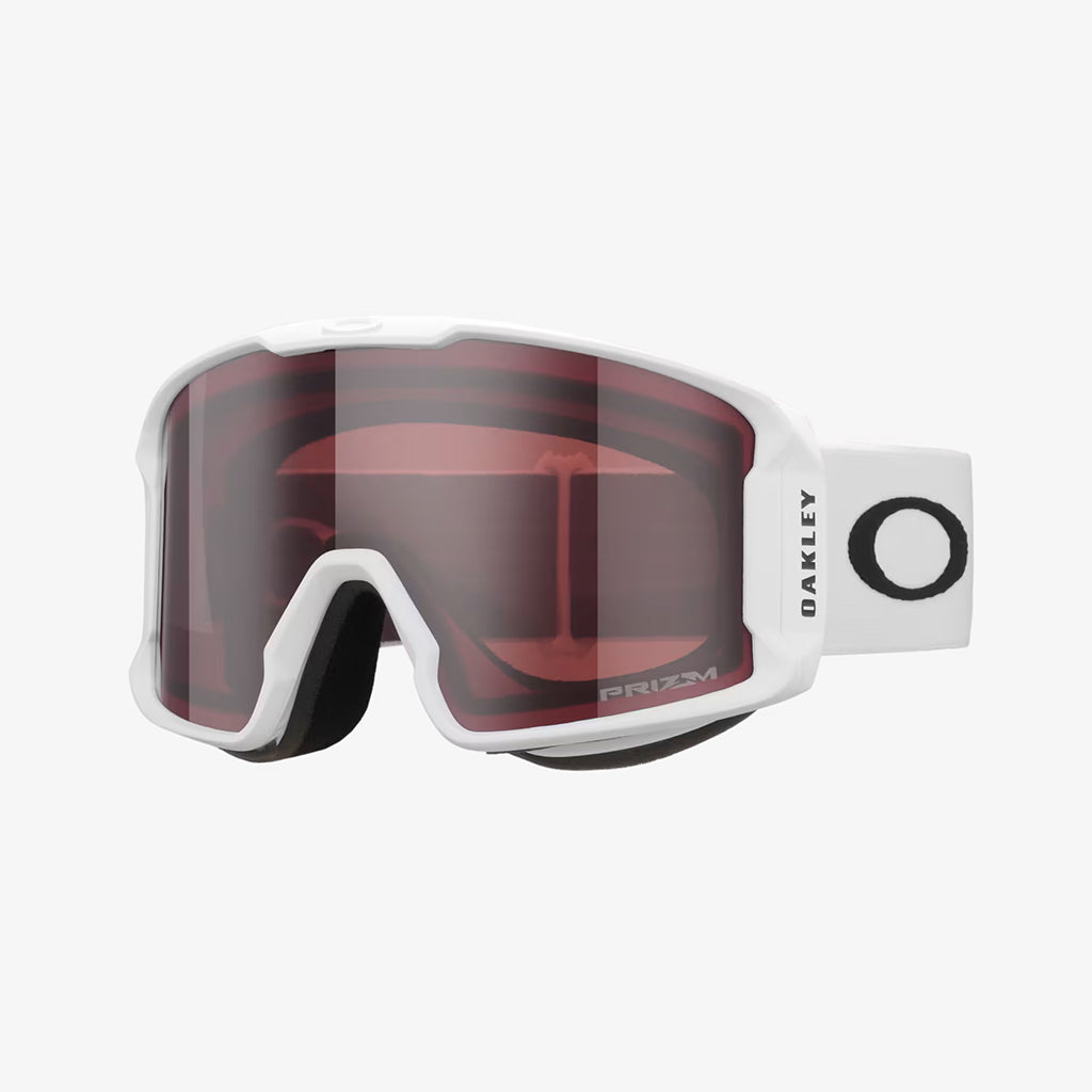 Mascara Snowboard OAKLEY LINE MINER M Matte White w/ PRIZM Garnet GBL