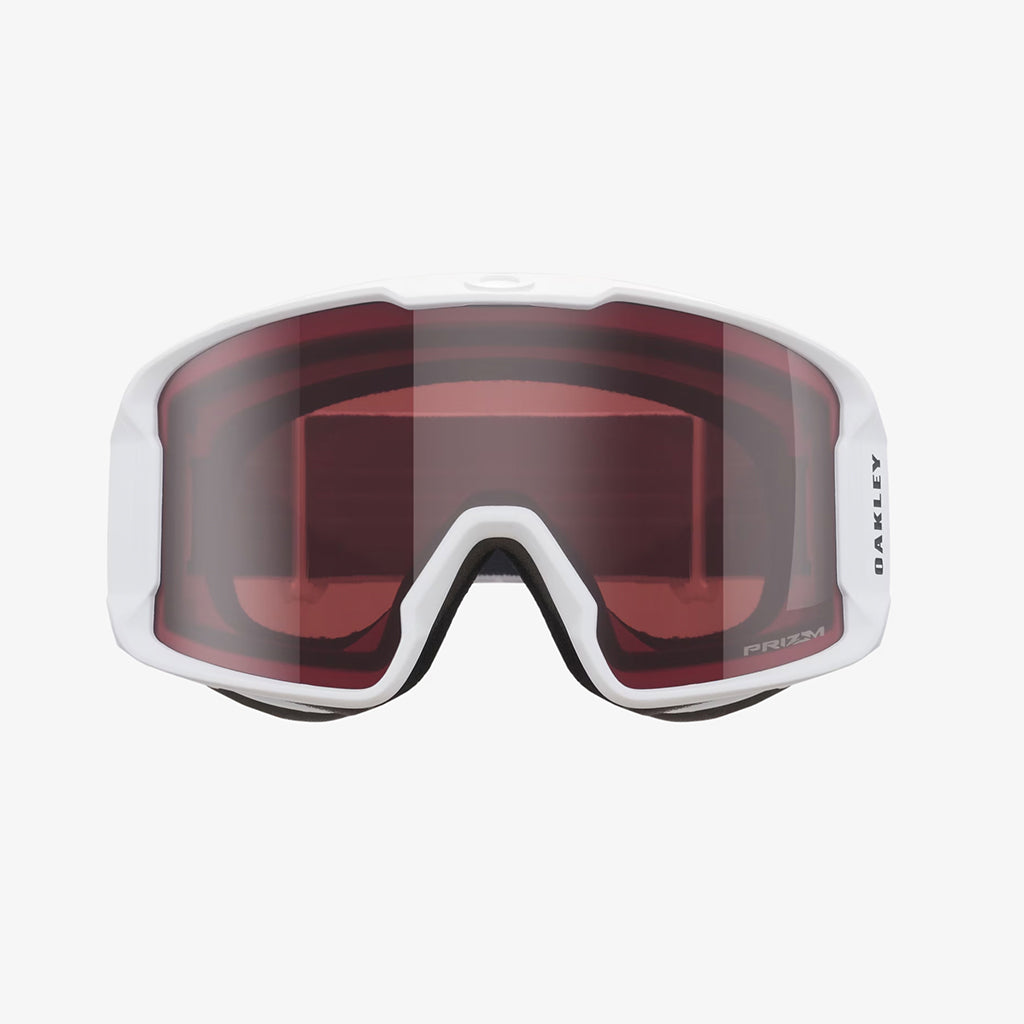 Mascara Snowboard OAKLEY LINE MINER M Matte White w/ PRIZM Garnet GBL
