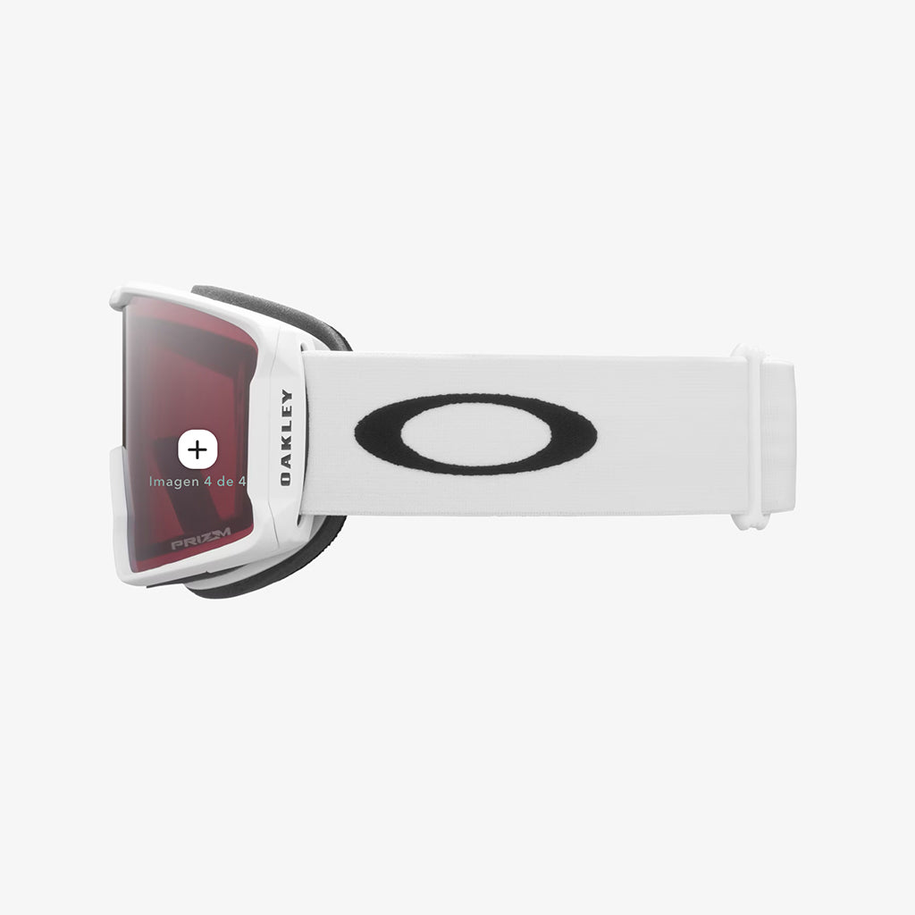 Mascara Snowboard OAKLEY LINE MINER M Matte White w/ PRIZM Garnet GBL