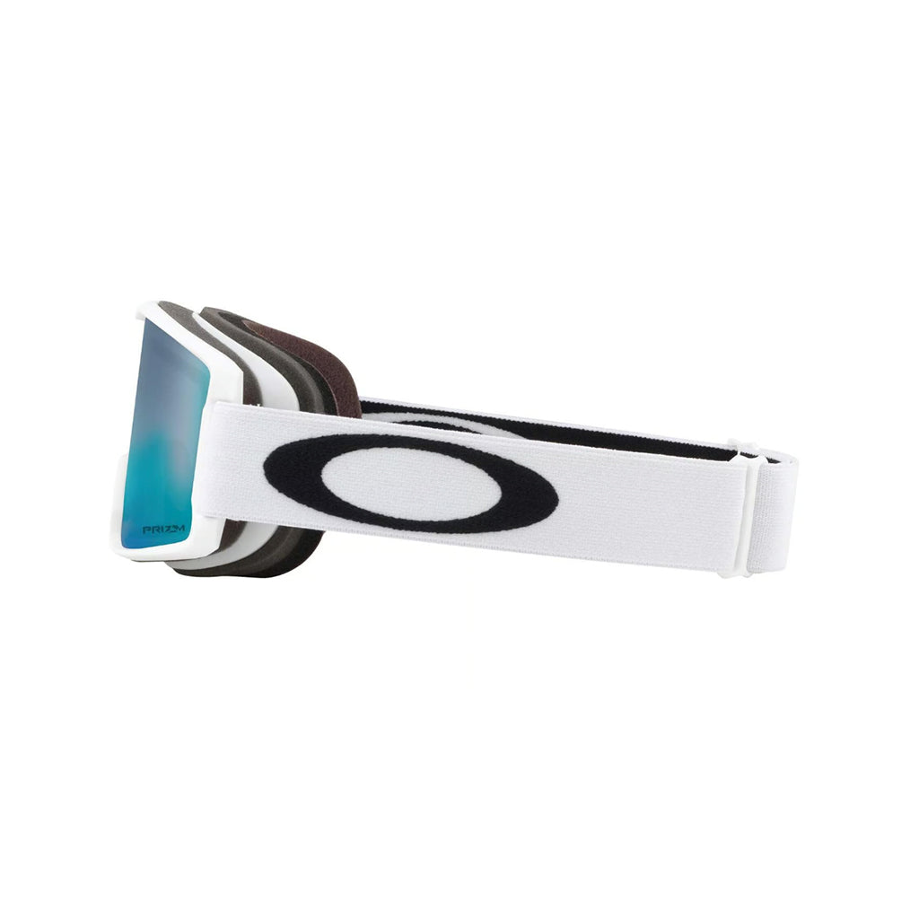 Mascara Snowboard OAKLEY LINE MINER M Matte White w/ PRIZM Sapphire GBL